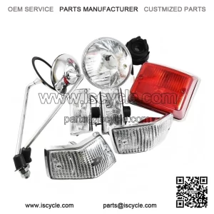 Rear Light, Headlight, Mirror & Indicator Set for Vespa PX 125/150/200 & LML Star.