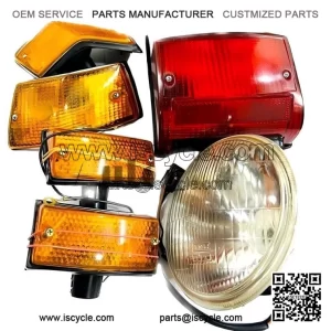 Tail Light / Headlight Insert & Indicator Set Combo for Vespa PX, LML & Star.
