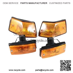 Set of 4 Amber Lens Indicators for VESPA PX, PE & P200E.