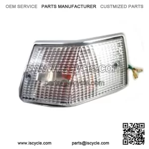 Complete Rear Right Chrome Edge / Arrow Indicator for Vespa PX, Rainbow, ETS & T5.