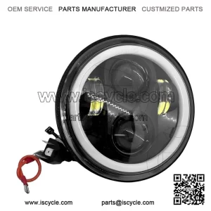 Complete Headlight / Indicator with LED for VESPA PX 150 (Disc Model).