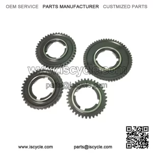 Set of 4 Gear Box Kit (57/42/38/35 Teeth) for Vespa PX 150 & PX 200.