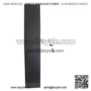 Matte Black Plastic Front Mudguard Crest (185mm Lusso type) for Vespa PX 125/150/200 & LML.