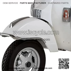 Original Chrome Finish Fender for Piaggio Vespa PX 125/150 (2011-2017).