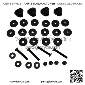 Knobs / Spacers / Bolts for Windscreen Mounting Kit ?C fits Vespa PX-PE.