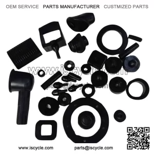 29-Piece Black Rubber Grommet Kit ?C includes new brake pedal rubber, fits PX/LML/P etc.