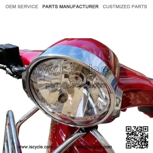 Chrome Headlight Surround (146mm) for Vespa PX & LML 125/150/200.