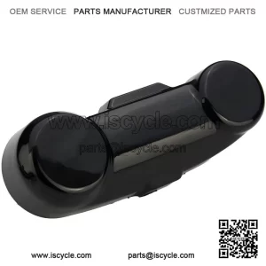 Gloss Black Fork Link Cover for Vespa PX, T5 & LML.