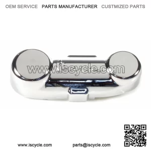 Embossed Chrome Plastic Front Fork Suspension Arm Cover (1984-2016).
