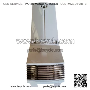 Unpainted Late-Type Horncast with Chrome Grill for Vespa PX MK1, LML Star & Disc Horncasting.
