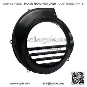 Black Flywheel Cover (Electric Start Model) for Piaggio Vespa PX80 & PX125-200.