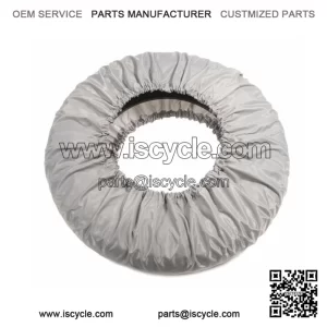 10 Inch Grey Elasticated Nylon Wheel Cover, Vespa PX, RALLY, GS, SS