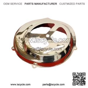 GS-Style Polished Stainless Steel Flywheel Cover, Vespa PX125E, PX150E, PX200E Elestart