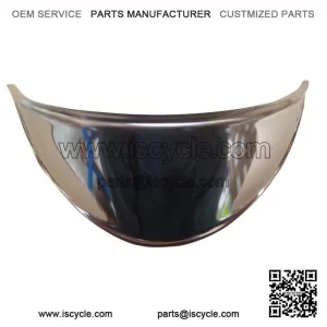 7?INCH POLISHED STAINLESS STEEL HEADLIGHT PEAK / LAMP SHADE ?C For Vespa PX, LML
