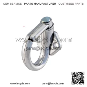 Chrome / Black Luggage Hook for Vespa PX, T5 125cc, Rally, Sprint & GT.