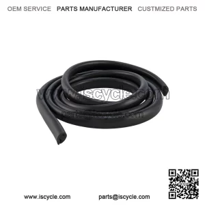 Black Rubber Leg Shield Trim (1650mm) for Vespa 50-125 & PX80-200.