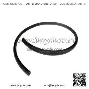 Left Hand Side Panel Rubber in Black for Vespa PX & T5.