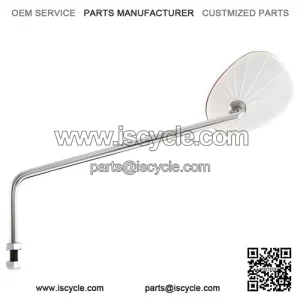 Standard Right RED Mirror for Vespa PX Non-Disc Models & T5 Classic.