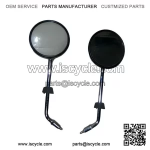 NEW PAIR OF CHROME SIDE MIRRORS ?C For Vespa PX, LML, Star