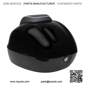 Original Glossy Black Top Case (94 32L) for Vespa Primavera / Sprint / PX 50-125-150.