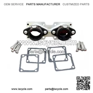 Billet Aluminum Crossover Intake Manifolds for Banshee (Fits Stock or 28mm Carbs, Includes Intake Boots)