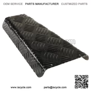 Checker Plate Centre Mat in Black for Vespa PX & T5.