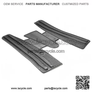 Black Floorboard Protection Floormat for Vespa PX, P Range, T5 Classic & LML.