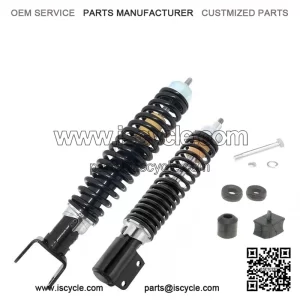 Carbon Sport Black Shock Absorbers (Front & Rear) for Vespa PX 200 Arcobaleno.