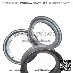 Three Silver Colour Split Rims for LML & VESPA PX.