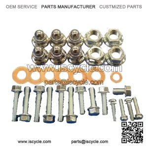Complete Engine Bolt Kit (Full Top & Bottom End, Internal & External) for Honda TRX250R
