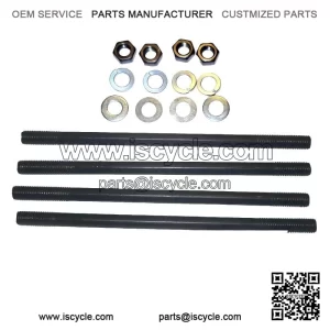 High Strength Cylinder Stud Kit with Fixings for Vespa PX 125.