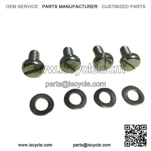 Stainless Steel Flywheel Cover Screw Set for Vespa PX, P200E, T5 & LML.