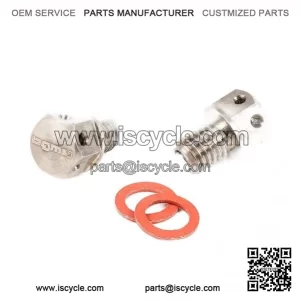 Oil Drain Screw Set (M8x8mm with Neodymium Magnet) for Vespa PX, T5 & Cosa.