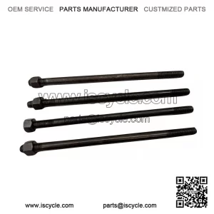 4-Pack Cylinder Barrel Holding Stud Kit (180mm) for Vespa PX200, P200 & Rally 200.