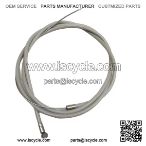Grey Drum Brake Front Brake Cable (Italian #002498) for Vespa PX.
