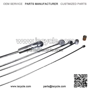 Inner Cable Set (inc. Extra Long Throttle) for Vespa P200E / EFL / PX Disc Models.