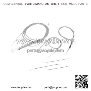 Original Cable Set with PE Inner Liner for Vespa PX 200 E & VSX1T (-86).