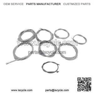 New Complete 8-Wire Cable Kit with Outer in Gray for Vespa PX alt 80-200 & Stella.