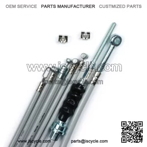 Cable Set with Silk Liner for Vespa PX Lusso (1984-Onwards).