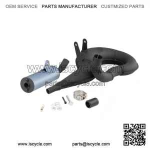 MF3660 Black Power Exhaust, Vespa PX, PE 125, 150 Arcobaleno
