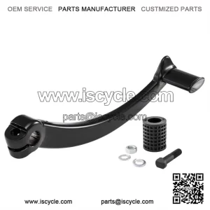 Black Powder Coated VBB Style Conversion Kickstart Lever for VESPA PX & PE.