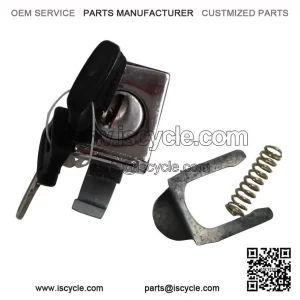 Chrome Toolbox Lock with 2 Keys for Vespa PX, LML, EFL & Glovebox ?C fits new tool boxes.