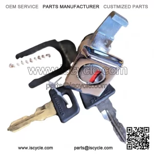 Chrome Toolbox/Glovebox Lock for Vespa PX, PE, MK1 & ET3.