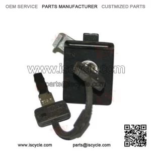 Black Colour Glove / Tool Box Lock Replacement with 2 Keys for Vespa PX, PE 150, LML & NV (AEs).