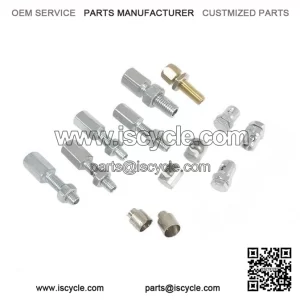 Set of 13 Cable Adjuster / Nipple / Trunnion / Top Hat Parts (#17A30) for Vespa PX, P, PE, LML & Stella.