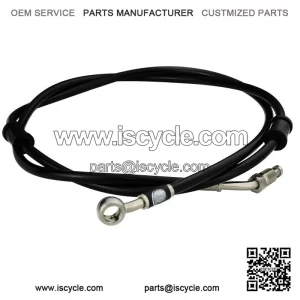 Black Front Brake Hose for Vespa PX & T5.