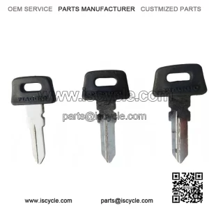 3 x Blank Keys to fit Piaggio Vespa ?C fits PK XL/XL2, PX Lusso & T5.