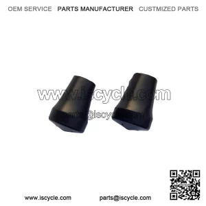 Black Rubber Centre Stand Feet (22mm) to fit Vespa PX 125/150/200.