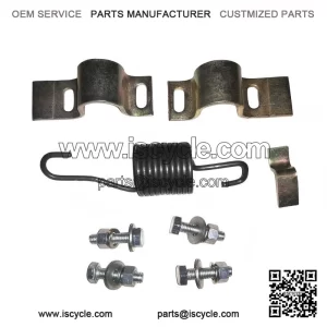 Centre Stand Bracket & Spring Fixing Kit (Italian FA ITALIA) for Vespa PX / T5 & LML.