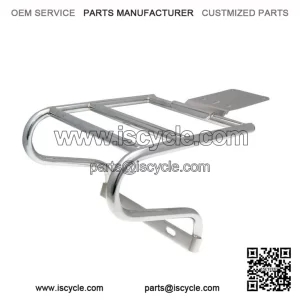 Chrome Rear Luggage Rack / Top Box Carrier for Vespa PX80, PX125, PX150 & PX200.
